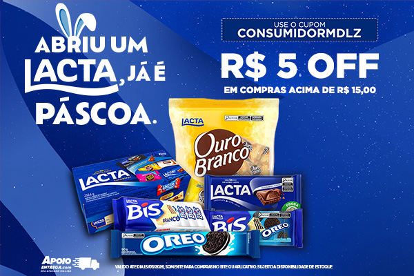 Cupom Mondelez 09 até 15/03